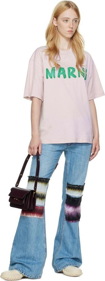 Marni Off-White T-Bar Lace-Ups - Picture 4