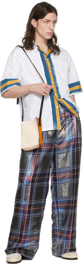 Marni Off-White Woven Leather Loafers - Picture 4