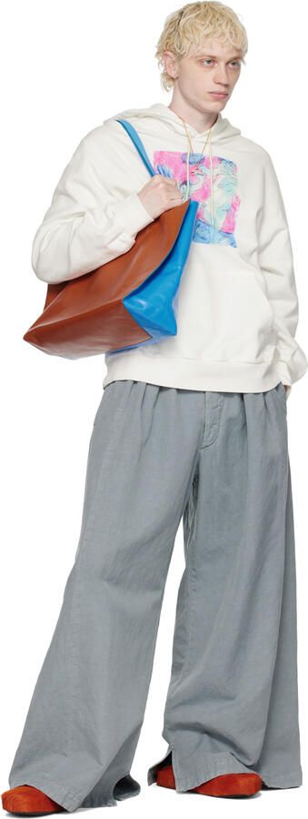 Marni Orange Fussbett Sabot Loafers - Picture 2