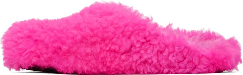 Marni Pink Fussbett Sabot Loafers - Picture 3