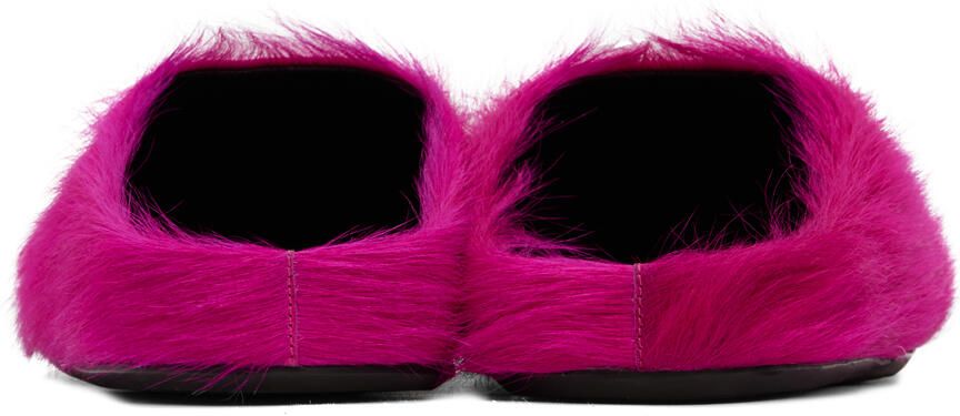 Marni Pink Fussbett Sabot Loafers