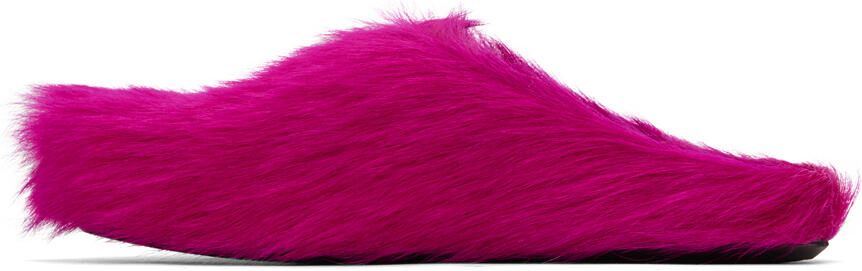 Marni Pink Fussbett Sabot Loafers - Picture 3