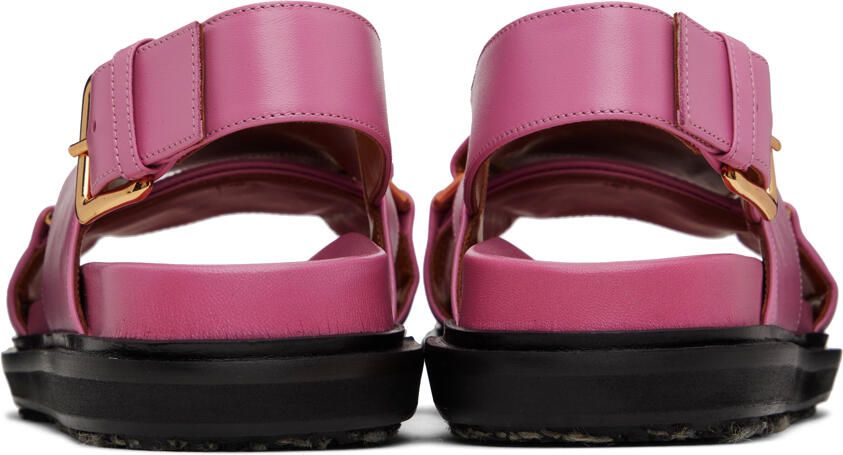 Marni Pink Fussbett Sandals