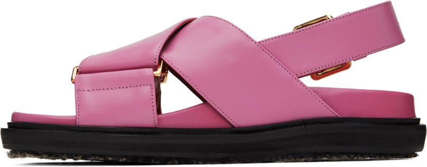 Marni Pink Fussbett Sandals - Picture 4