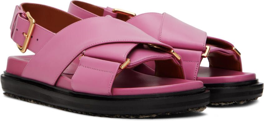 Marni Pink Fussbett Sandals - Picture 2