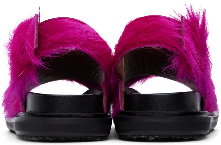 Marni Pink Fussbett Sandals