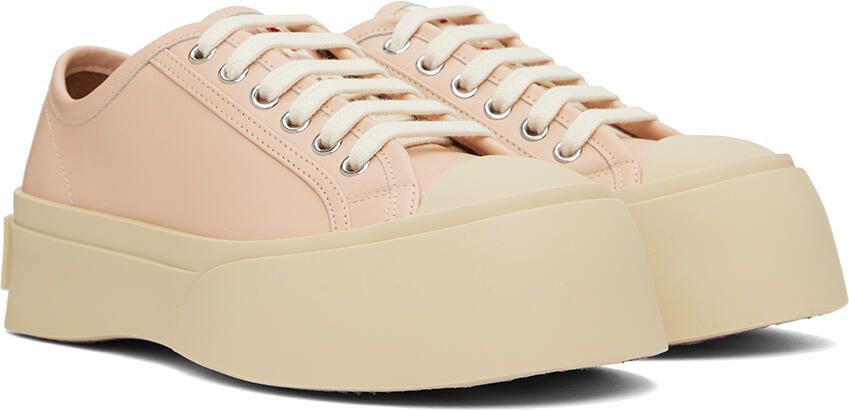 Marni Pablo leather flatform sneakers Pink - Picture 2