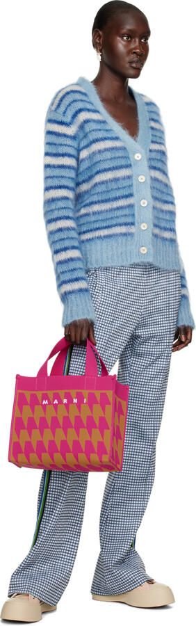 Marni Pablo leather flatform sneakers Pink - Picture 4