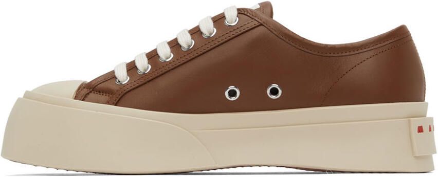 Marni SSENSE Exclusive Brown & Off-White Pablo Sneakers - Picture 4