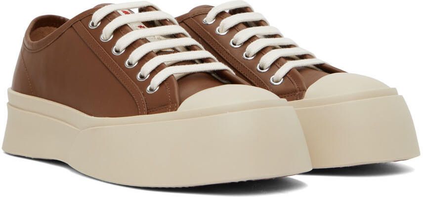 Marni SSENSE Exclusive Brown & Off-White Pablo Sneakers - Picture 2
