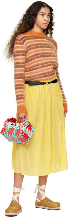 Marni Tan Fussbett Sabot Slides - Picture 4