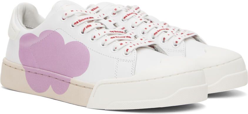 Marni White Dada Bumper Sneakers - Picture 2