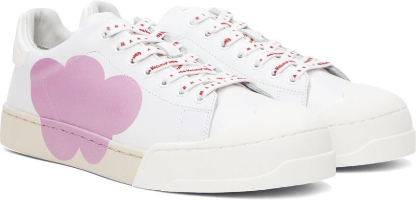 Marni White No Vacancy Inn Edition Dada Bumper Sneakers - Picture 2