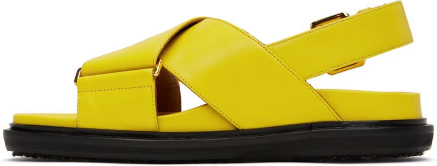 Marni Yellow Fussbett Sandals - Picture 3