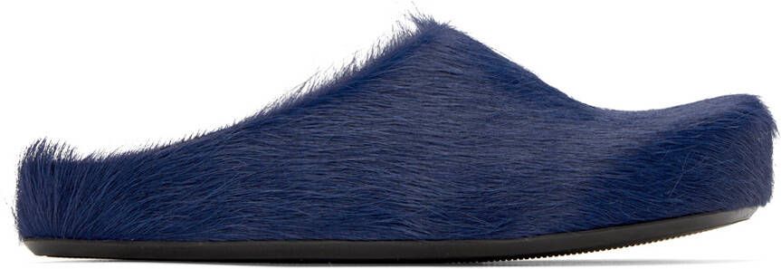 Marni Navy Fussbett Sabot Slides - Picture 5
