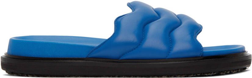 Marni Navy Fussbett Slides - Picture 5