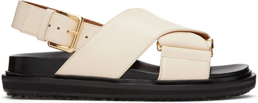 Marni Off-White Fussbett Sandals