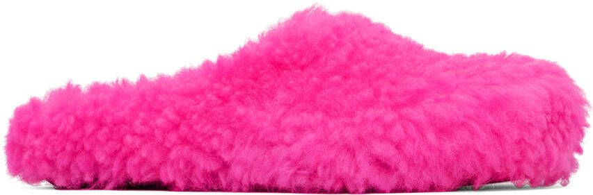 Marni Pink Fussbett Sabot Loafers - Picture 4