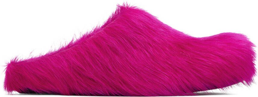 Marni Pink Fussbett Sabot Loafers