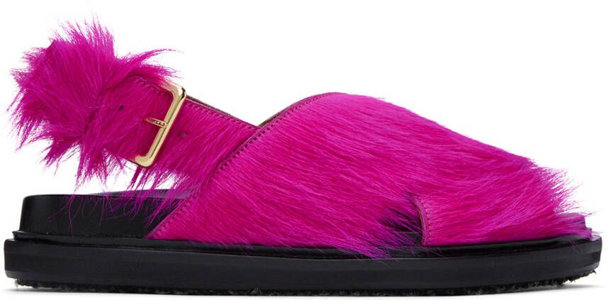 Marni Pink Fussbett Sandals - Picture 5
