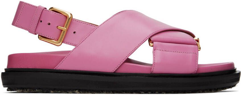 Marni Pink Fussbett Sandals - Picture 5