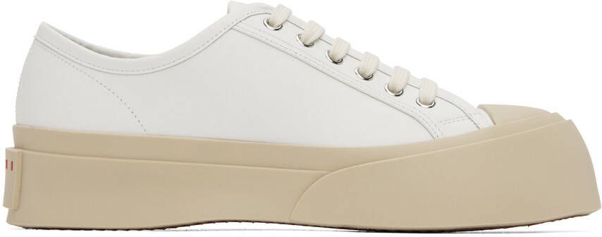 Marni White & Beige Pablo Sneakers - Picture 6
