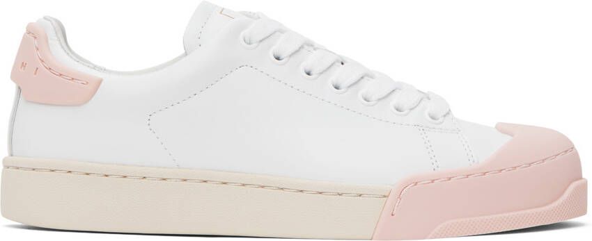 Marni White Dada Bumper Sneakers - Picture 5