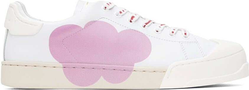 Marni White No Vacancy Inn Edition Dada Bumper Sneakers - Picture 5