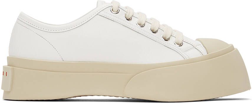 Marni White Pablo Sneakers - Picture 5