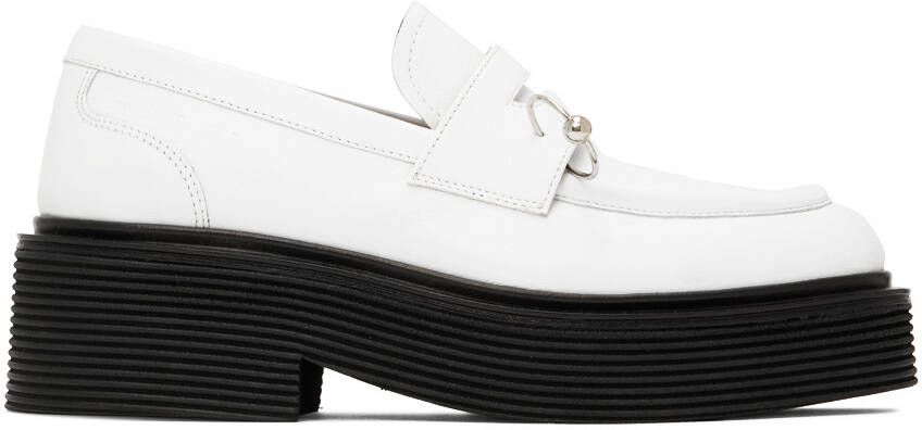 Marni White Piercing Loafers - Picture 5