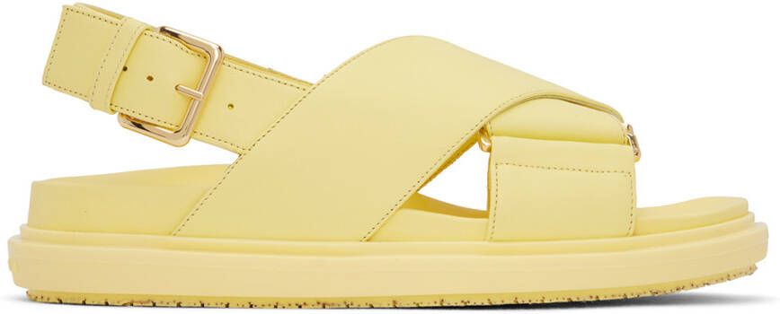 Marni Yellow Fussbett Sandals - Picture 5