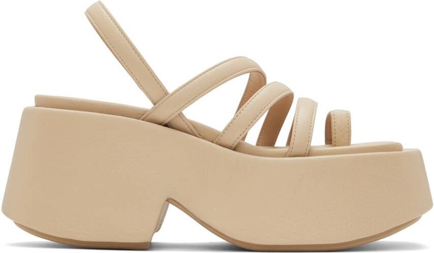Marsèll Beige Zeppo Sandals - Picture 5