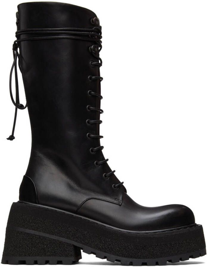 Marsèll Black Carretta Anfibio Boots - Picture 5