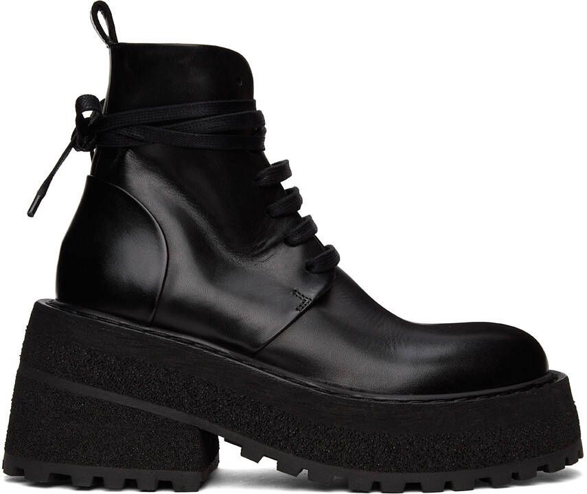 Marsèll Black Carretta Anfibio Boots - Picture 5