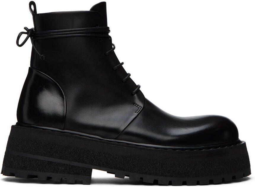 Marsèll Black Carretta Lace-Up Boots - Picture 3