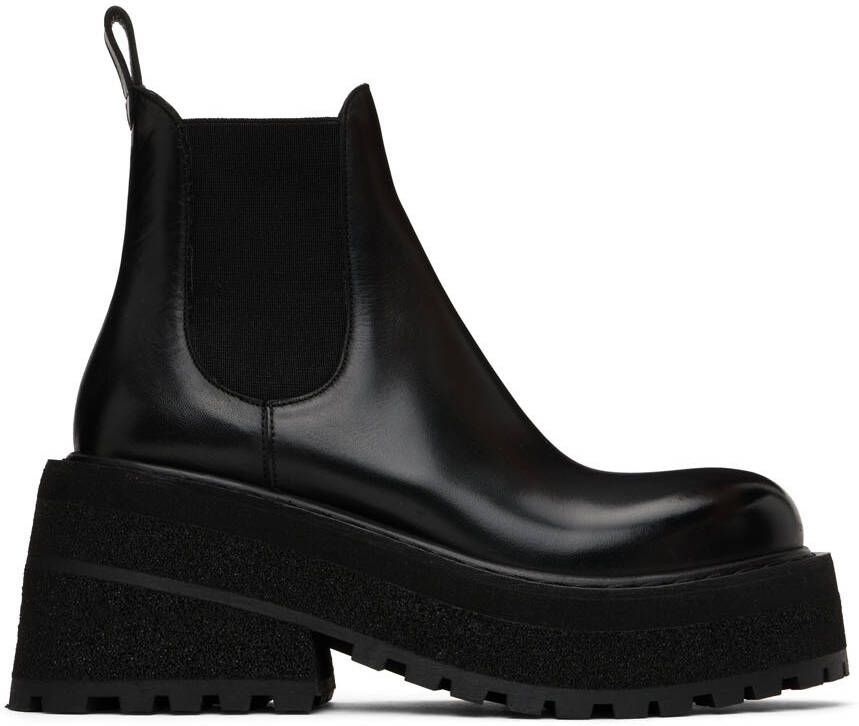 Marsèll Black Carretta Chelsea Boots - Picture 5