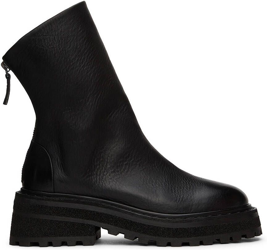 Marsèll Black Carro Zip Boots - Picture 4