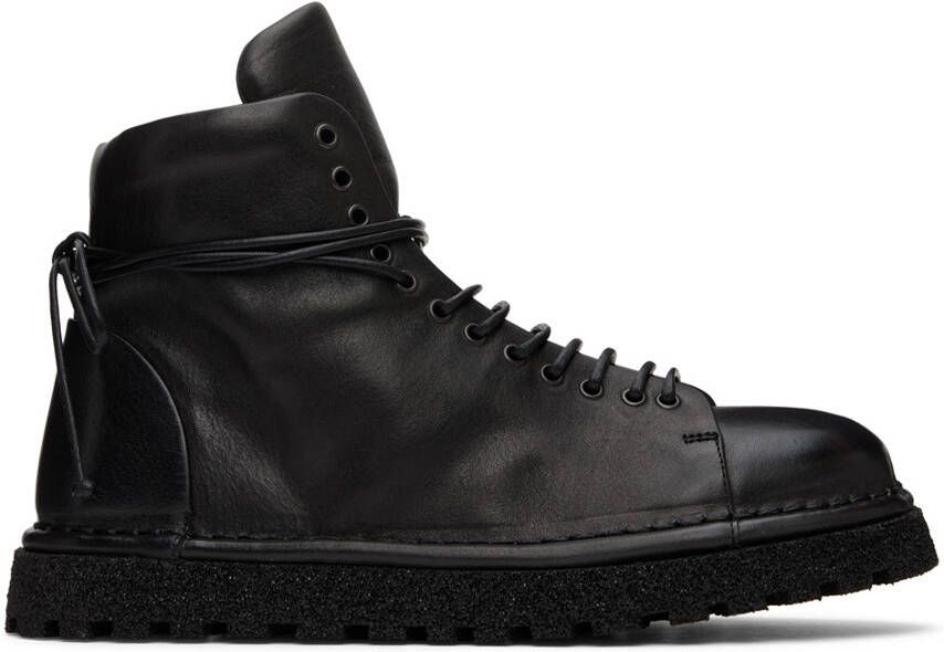 Marsèll Black Gomme Pallottola Pomice Boots - Picture 4