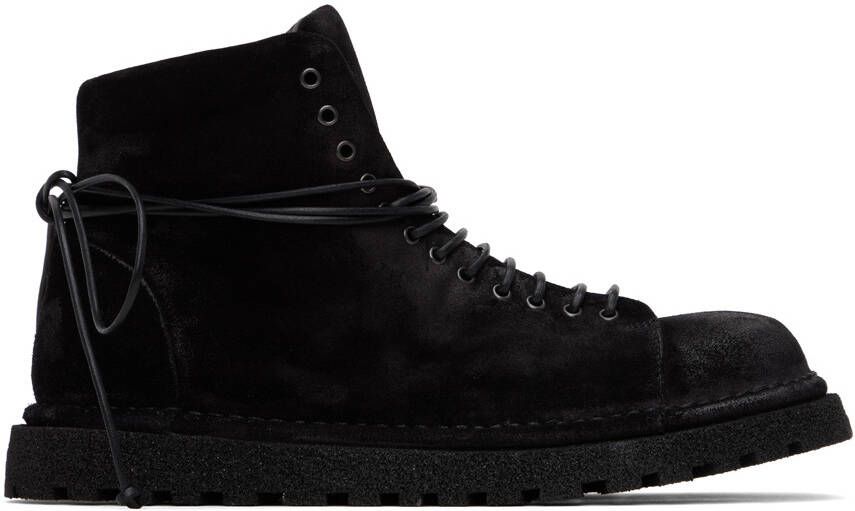 Marsèll Black Gomme Pallottola Pomice Boots - Picture 5