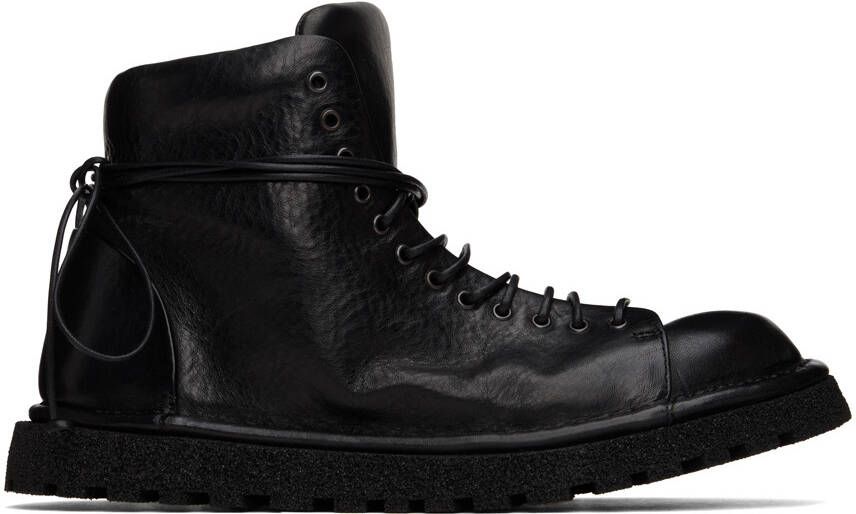 Marsèll Black Gomme Pallottola Pomice Boots - Picture 5