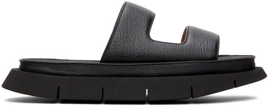 Marsèll Black Intagliato Sandals - Picture 5