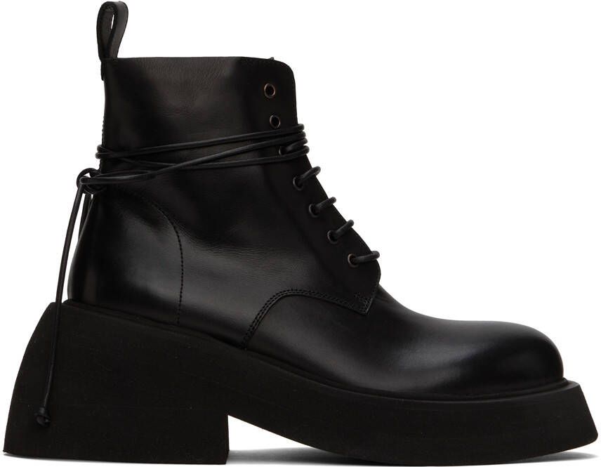Marsèll Black Microne Ankle Boots - Picture 5