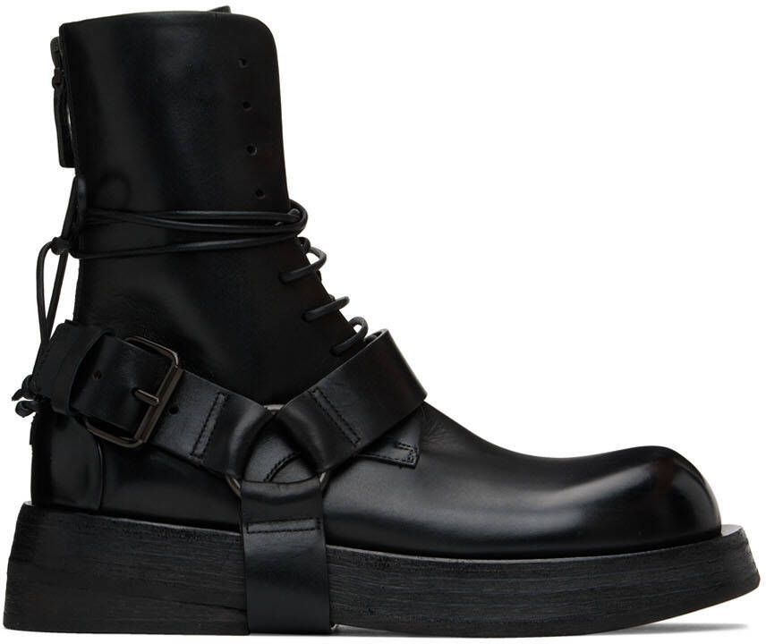 Marsèll Black Musona Ankle Boots - Picture 5