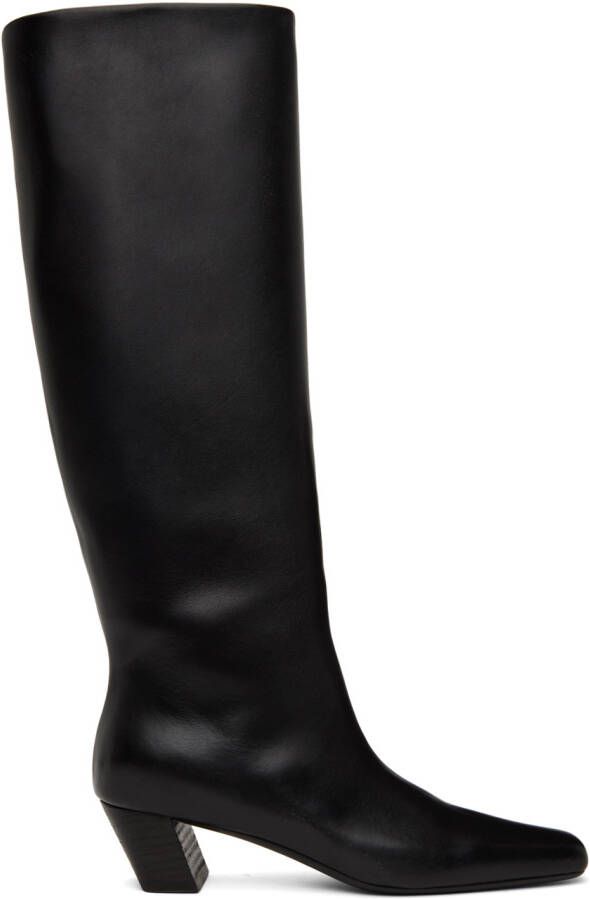 Marsèll Black Pannelletto Invernale Tall Boots - Picture 2