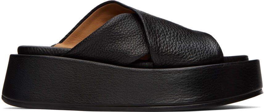 Marsèll Black Platform Sandals - Picture 2