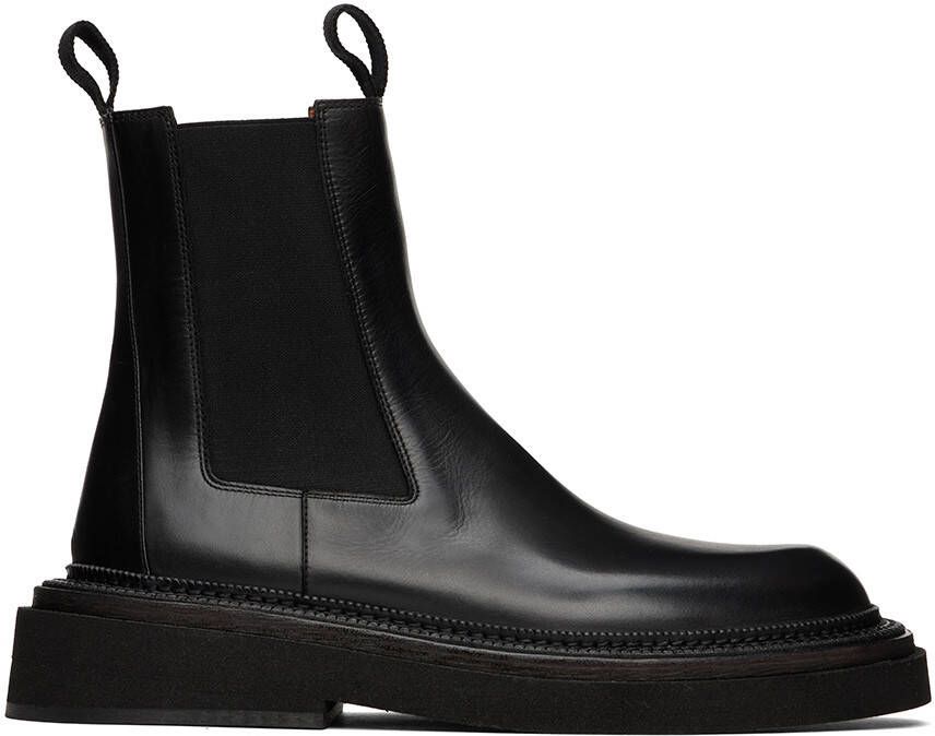Marsèll Black Pollicione Chelsea Boots - Picture 4
