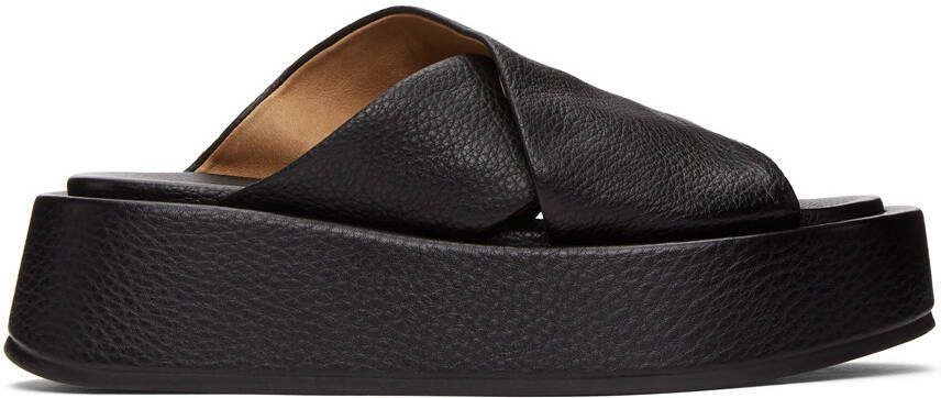 Marsèll Black Platform Sandals