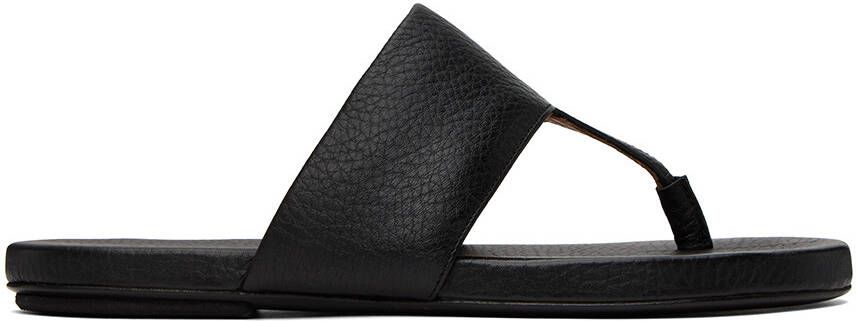 Marsèll Black Spanciata Flat Sandals - Picture 5
