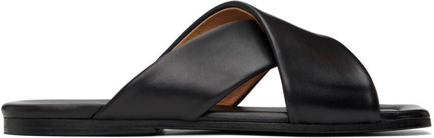 Marsèll Black Spatola Sandalo Sandals - Picture 5