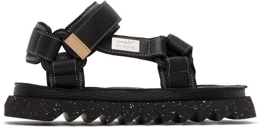 Marsèll Black Suicoke Edition DEPA MMSU01 Sandals - Picture 4